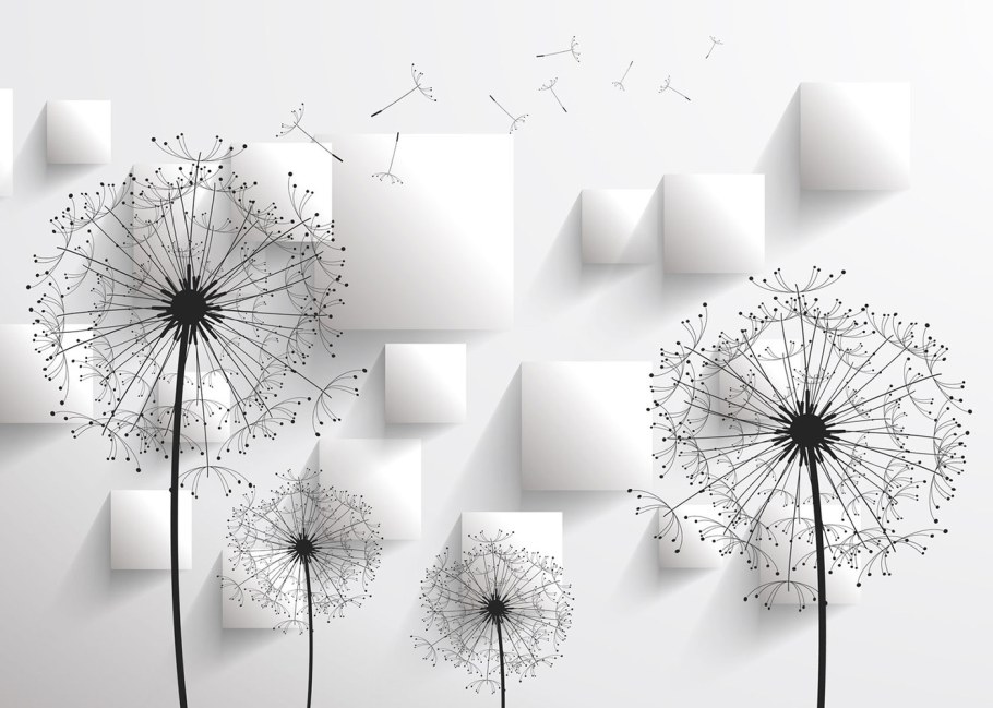 Фотообои одуванчик