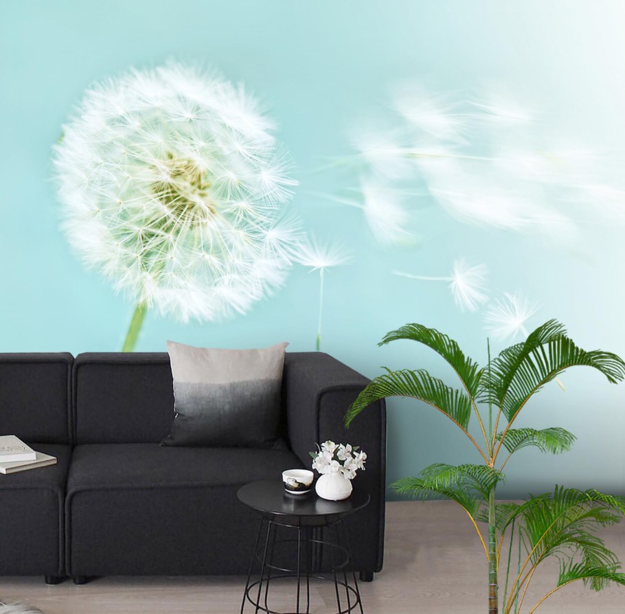 Одуванчик на ветру