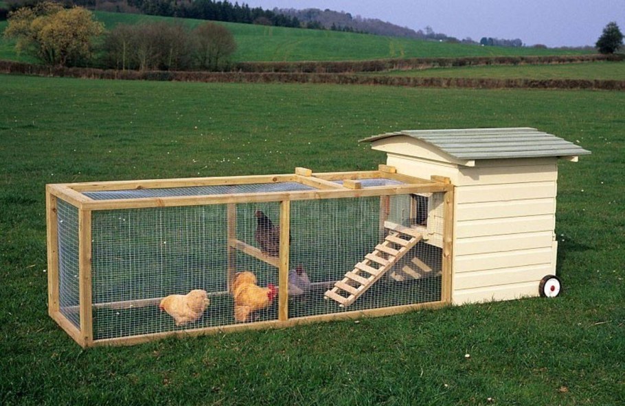 Курятник вольер на 20 кур передвижной