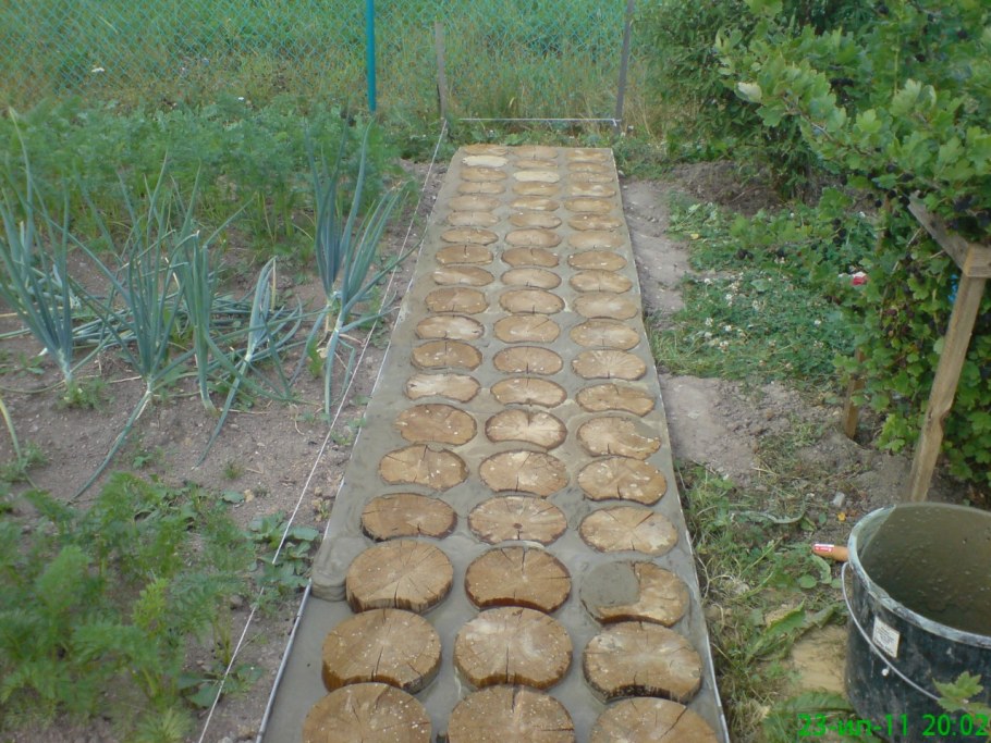 Грядки из блоков