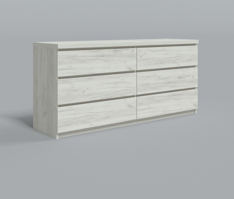 K001 pw дуб крафт белый