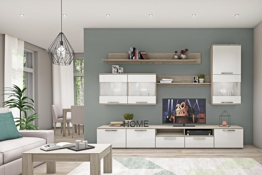 Дуб крафт серый мебель