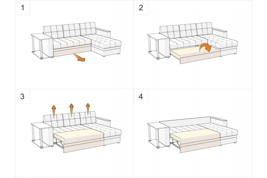 Диван выкатной Калипсо