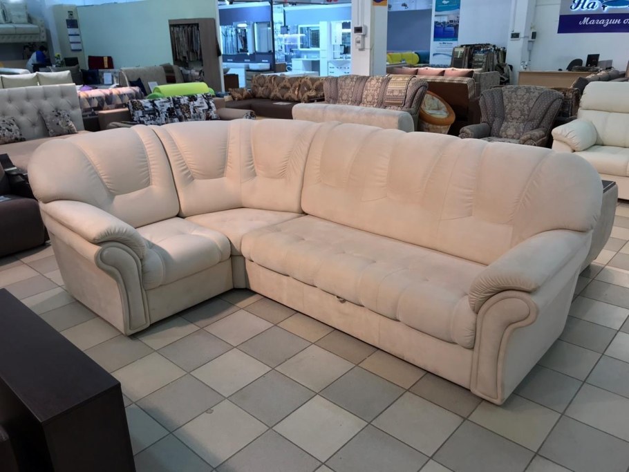 Угловой диван американская раскладушка с ортопедическим матрасом