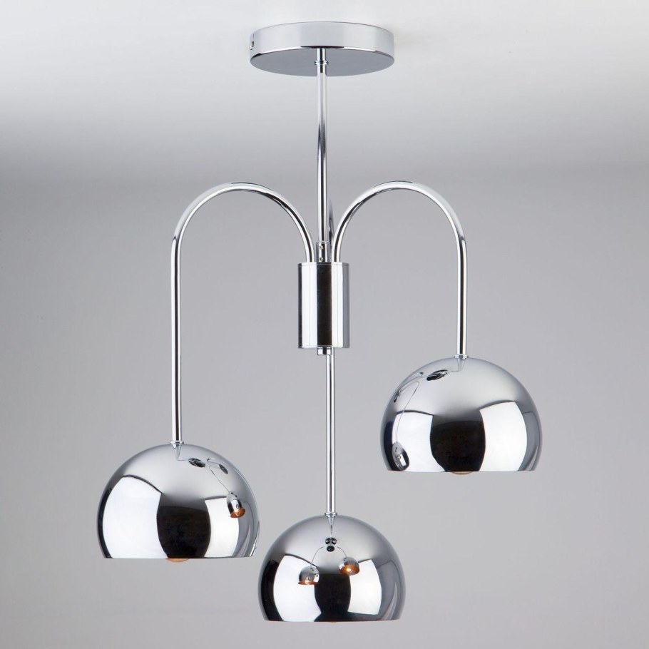 Подвесная люстра Eurosvet Solario 70067/3 хром