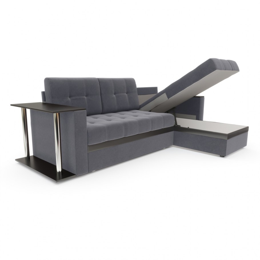 Диван угловой Толедо лазурит