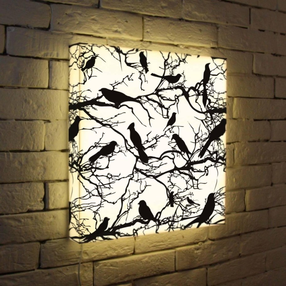 Декоративное панно с подсветкой