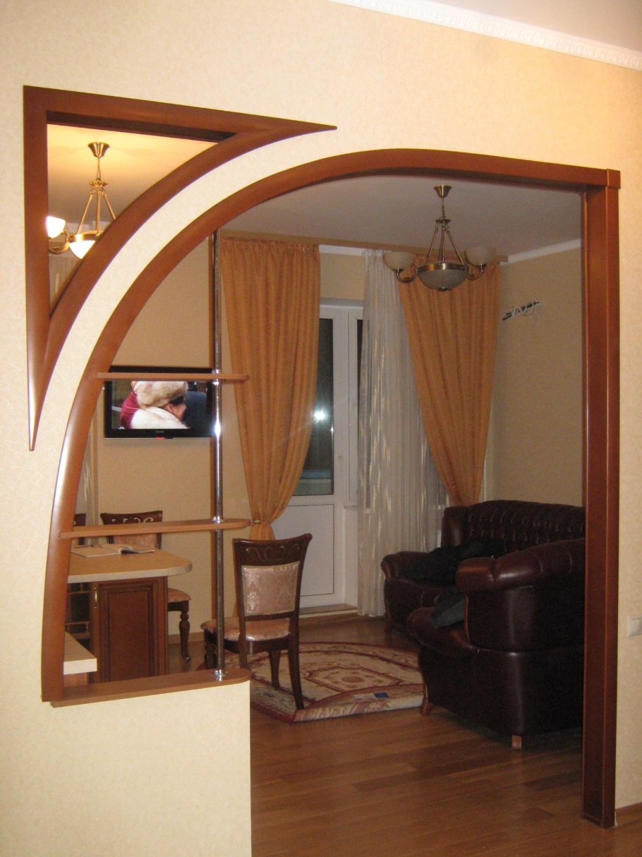 Красивая арка на кухню