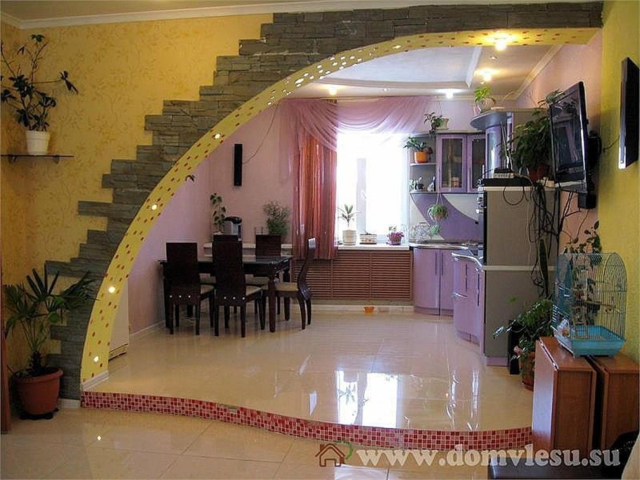 Арки для кухни и зала