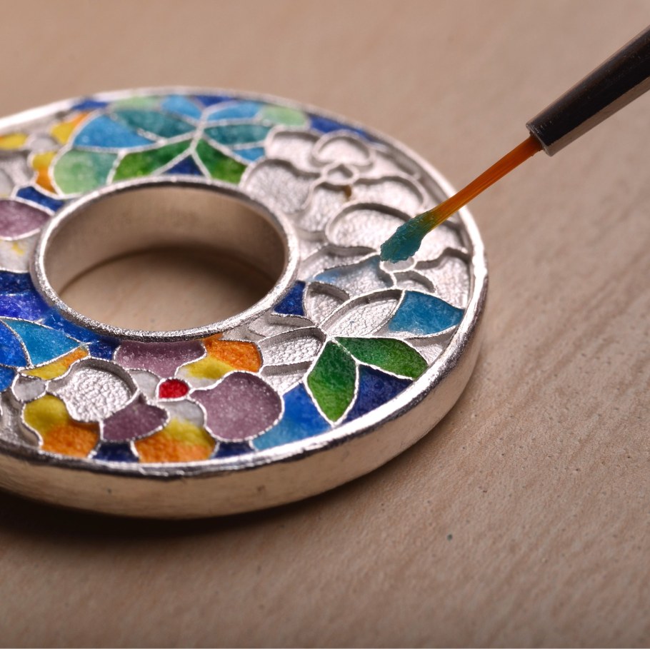 Перегородчатая эмаль технология