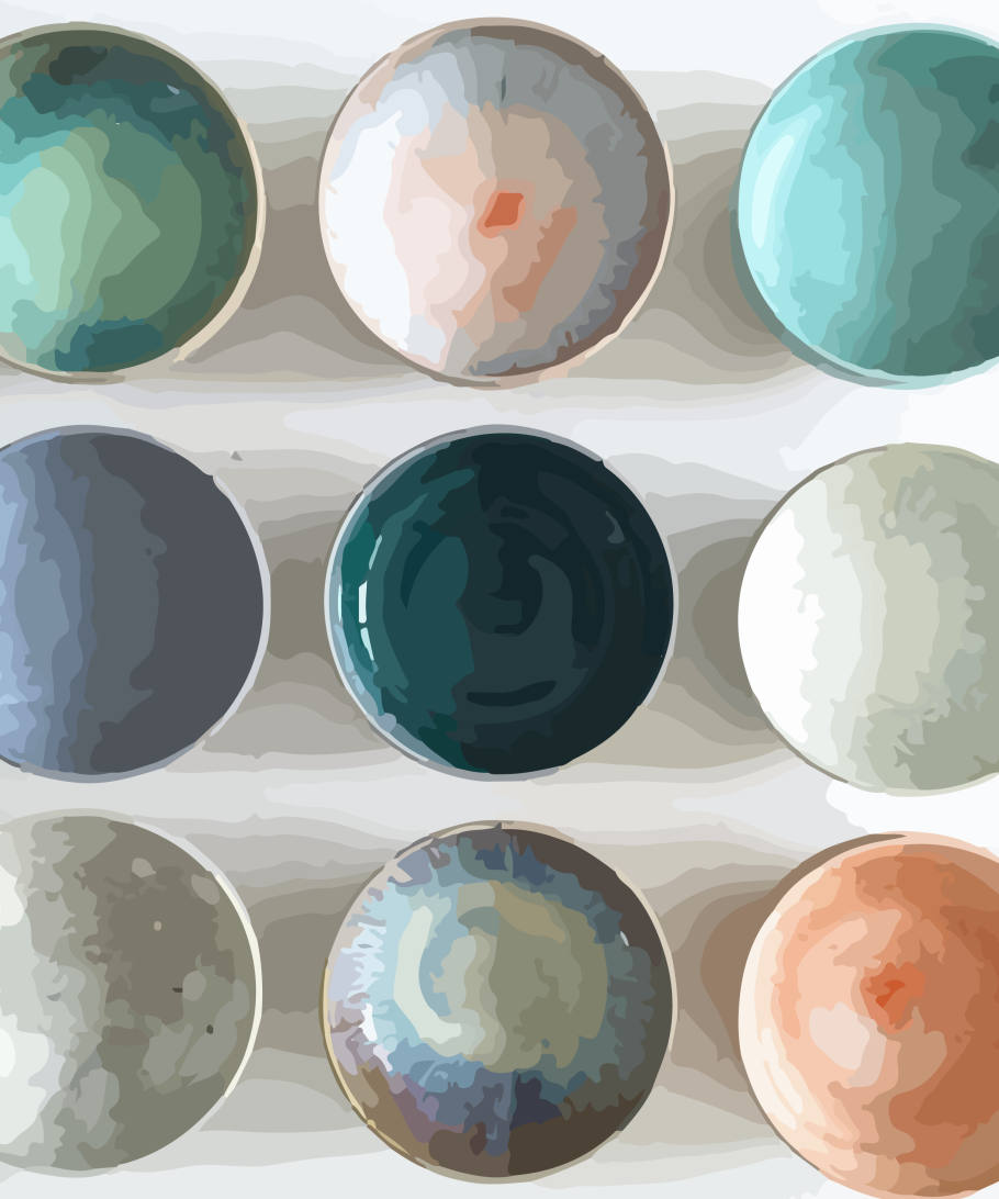 Цветная глазурь для керамики