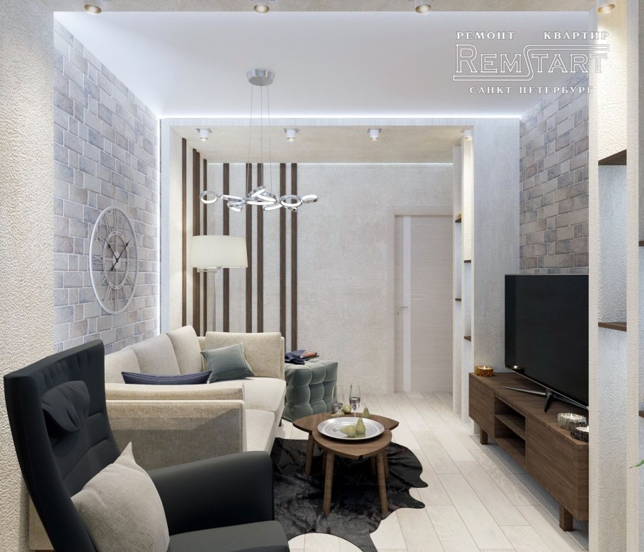 Гостиная в доме корабле