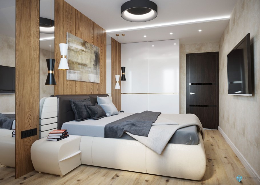 Интерьер трехкомнатной квартиры 83 серии