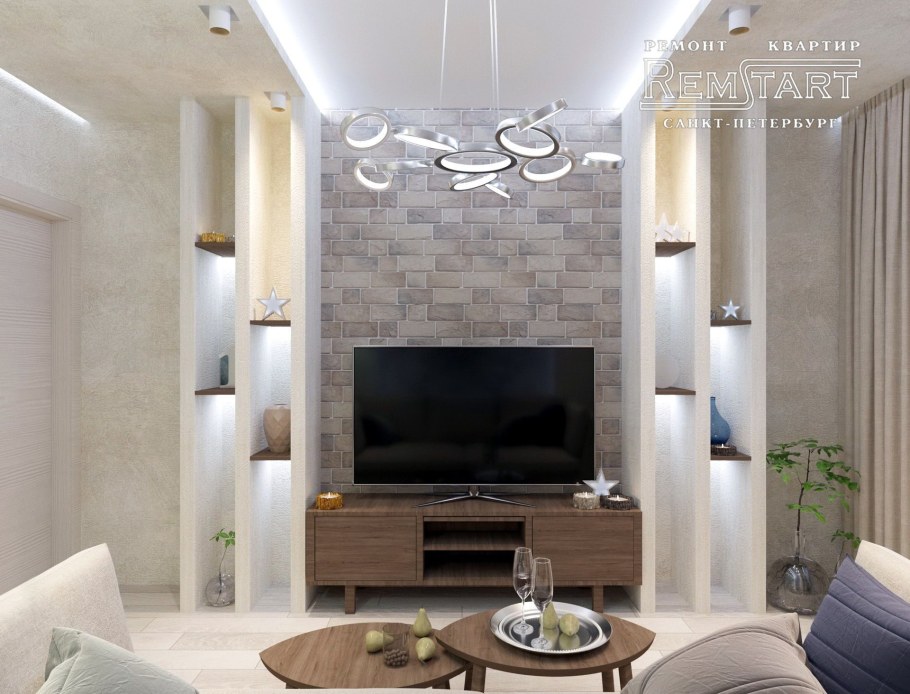 Гостиная в доме корабле