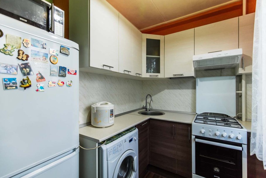 Кухня в доме корабль