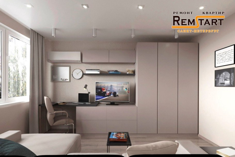 Интерьер квартиры в доме корабль