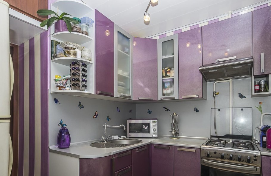 Кухня в доме корабль