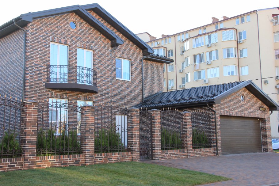 Дом из кирпича Браер Баварская кладка одноэтажный