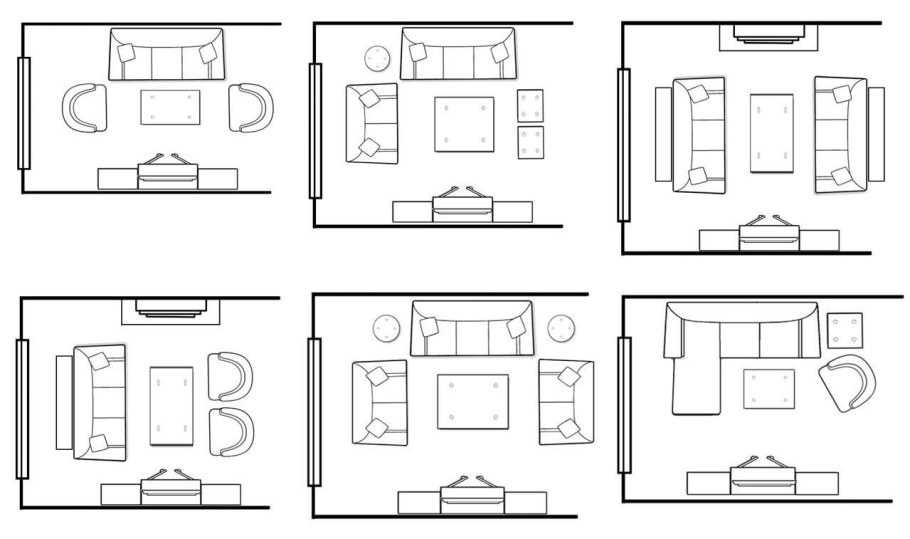 Расстановка мебели