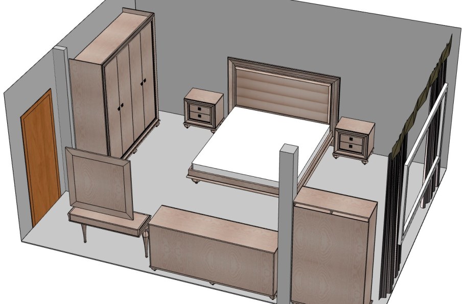 Планировка мебели в комнате