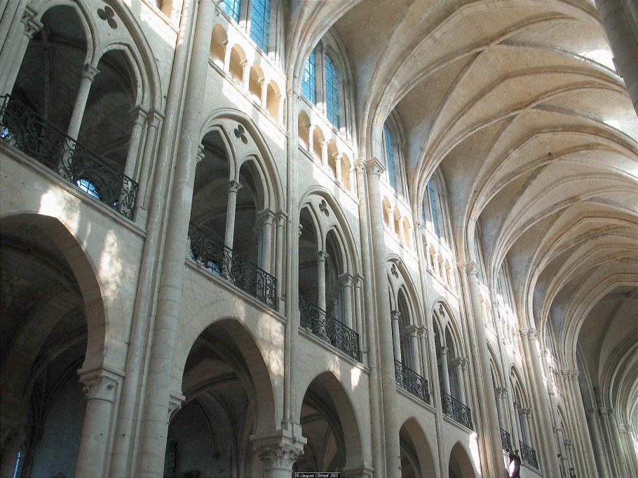 Амьенский собор план фасад разрез