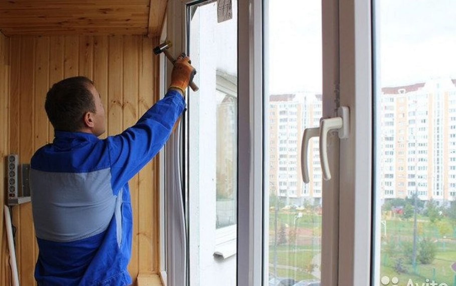 Монтаж алюминиевых стеклопакетов