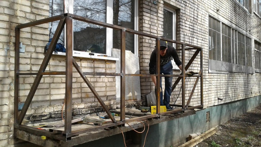 Монтаж стеклопакетов