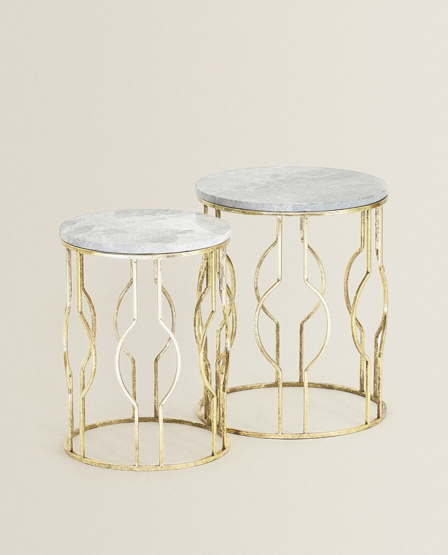 Столик Zara Home золотой