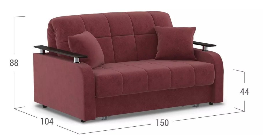 Диван аккордеон Даллас 018 моон ТРЕЙД