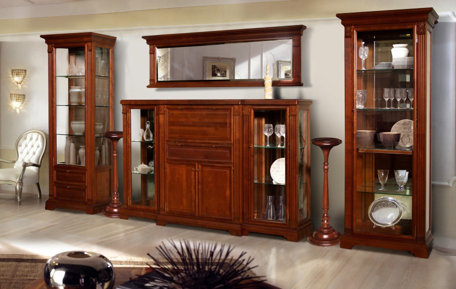 Стенка Марина 13 молочный дуб