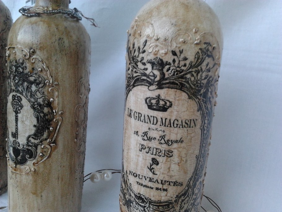 Баночки в стиле шебби Шик