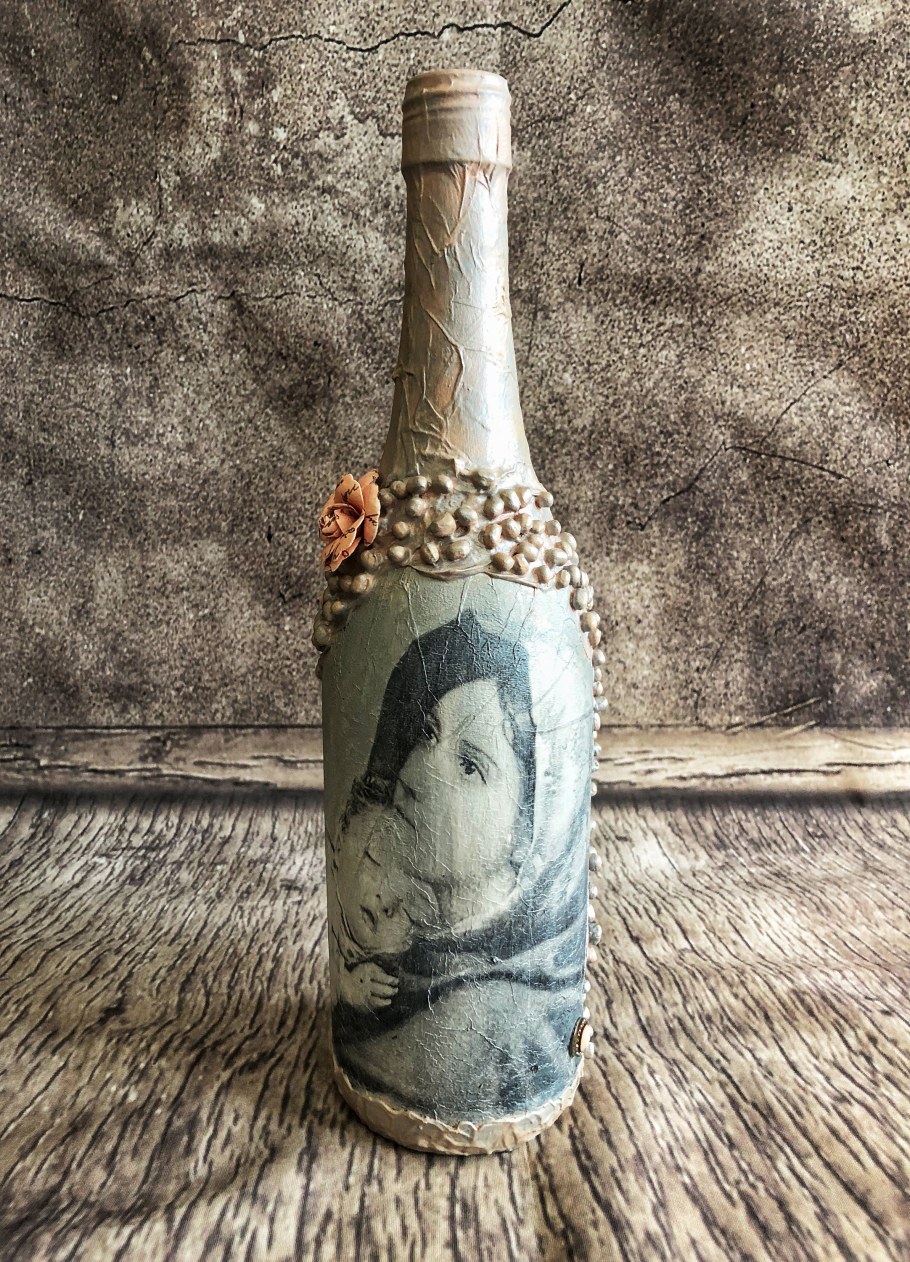 Декорирование бутылок в стиле стимпанк