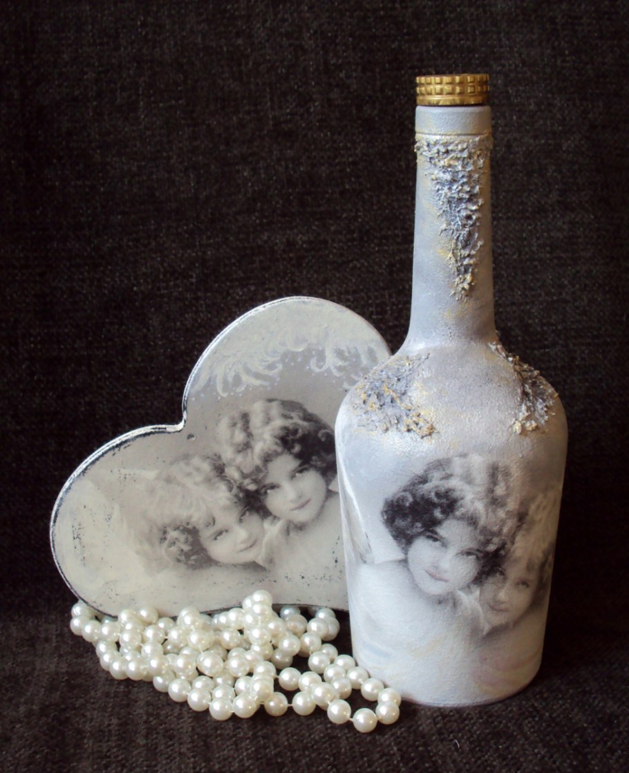 Декупаж керамической вазы