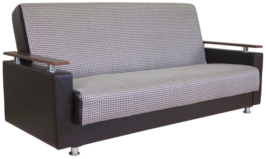 Простой диван книжка с подлокотниками