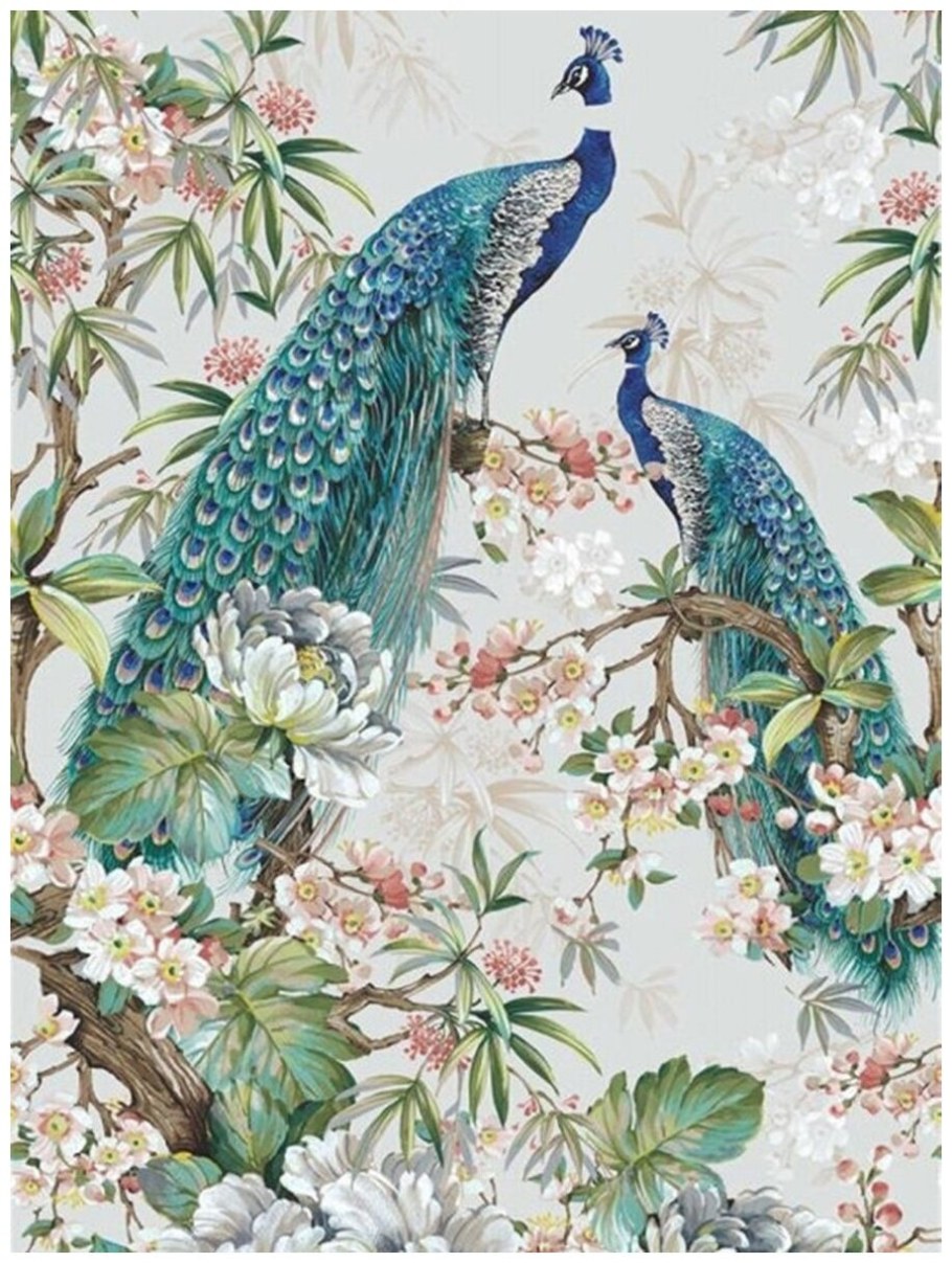 Постельный комплект - лилии перкаль на бирюзовом