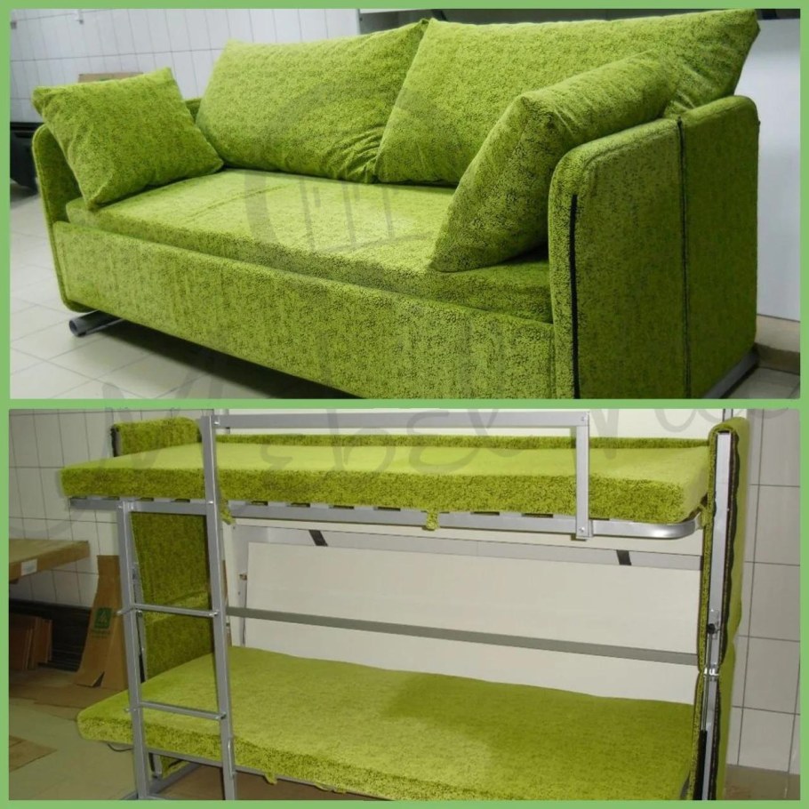 Двухъярусная кровать-диван трансформер рс618