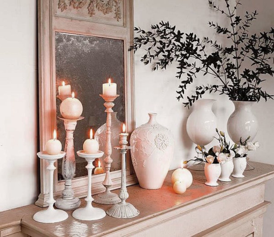 Подсвечники в интерьере