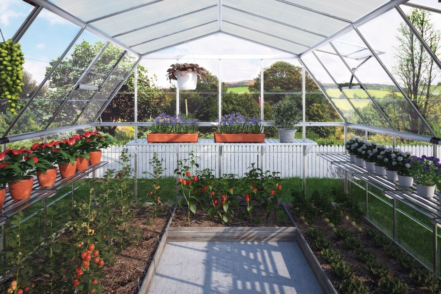 Двухуровневая теплица