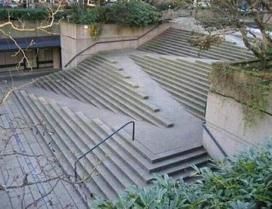 Пандус на склоне