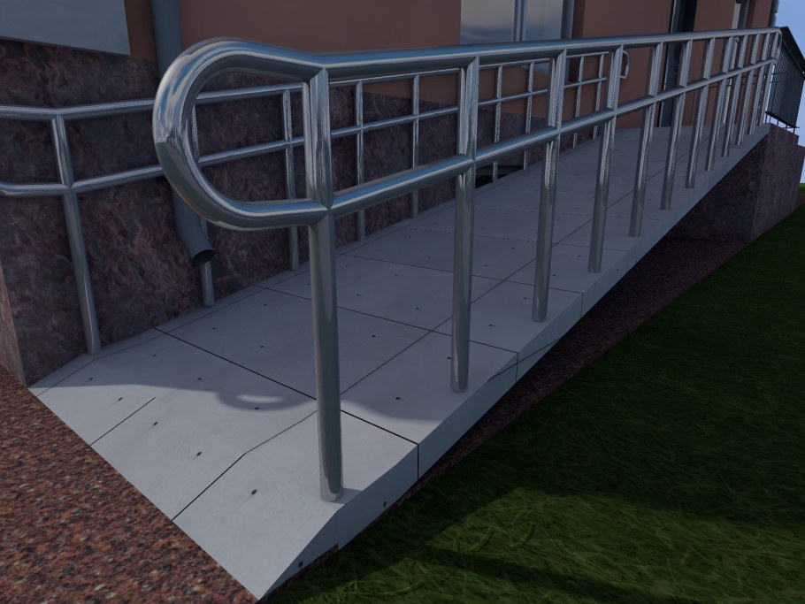 Малые архитектурные формы пандусы