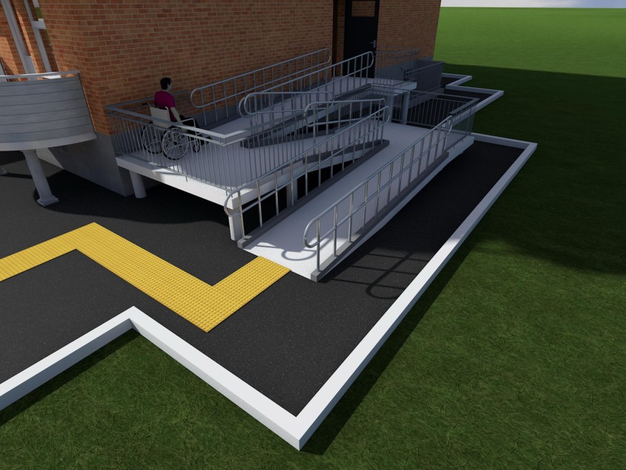 Рампа в архитектуре