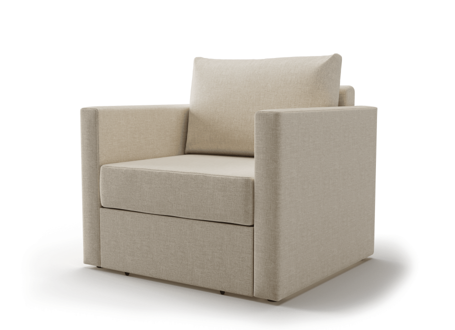 Кресло выкатное Мирон Сити серый