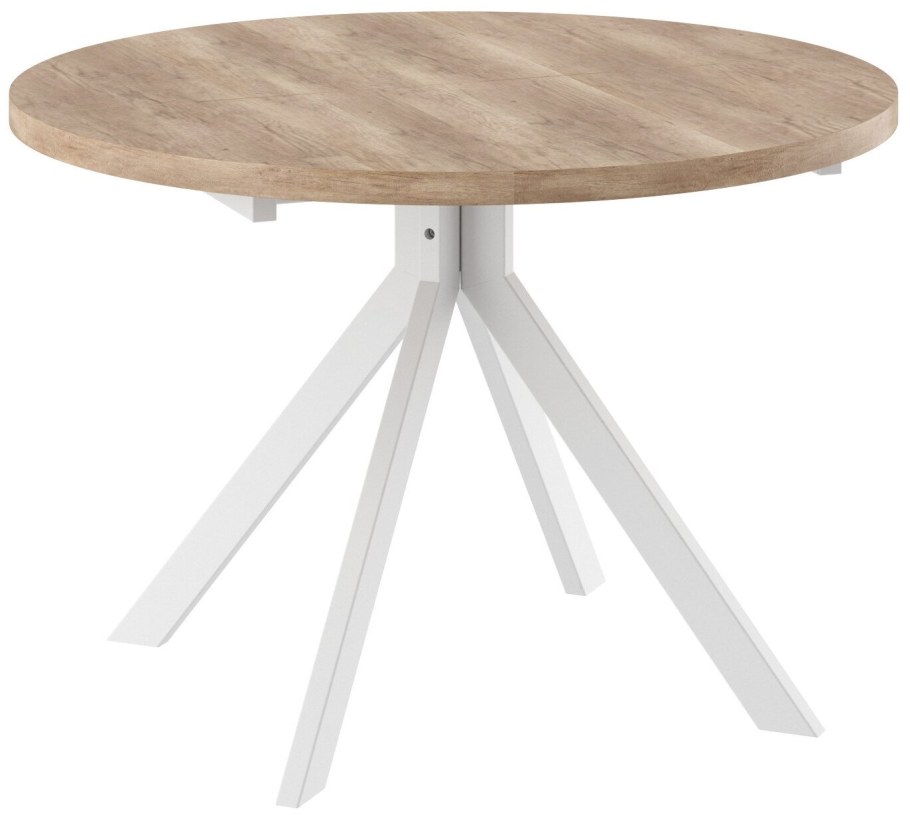 Стол Rondo 100-135*100 белый