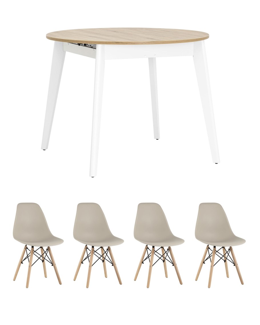 Стол Domenic d100 белый