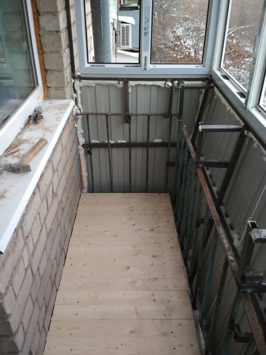 Отделка балкона хрущевка