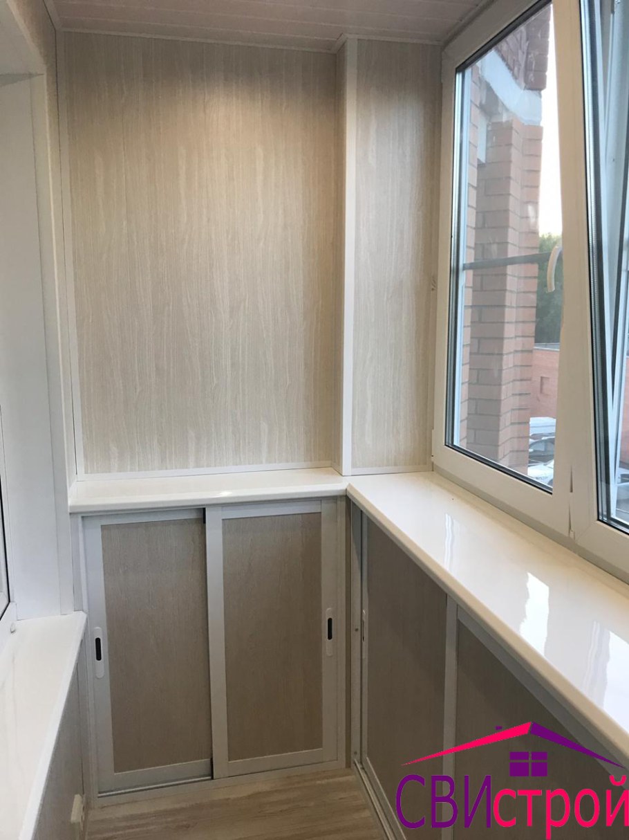 Отделка балконов с выносом в хрущевке