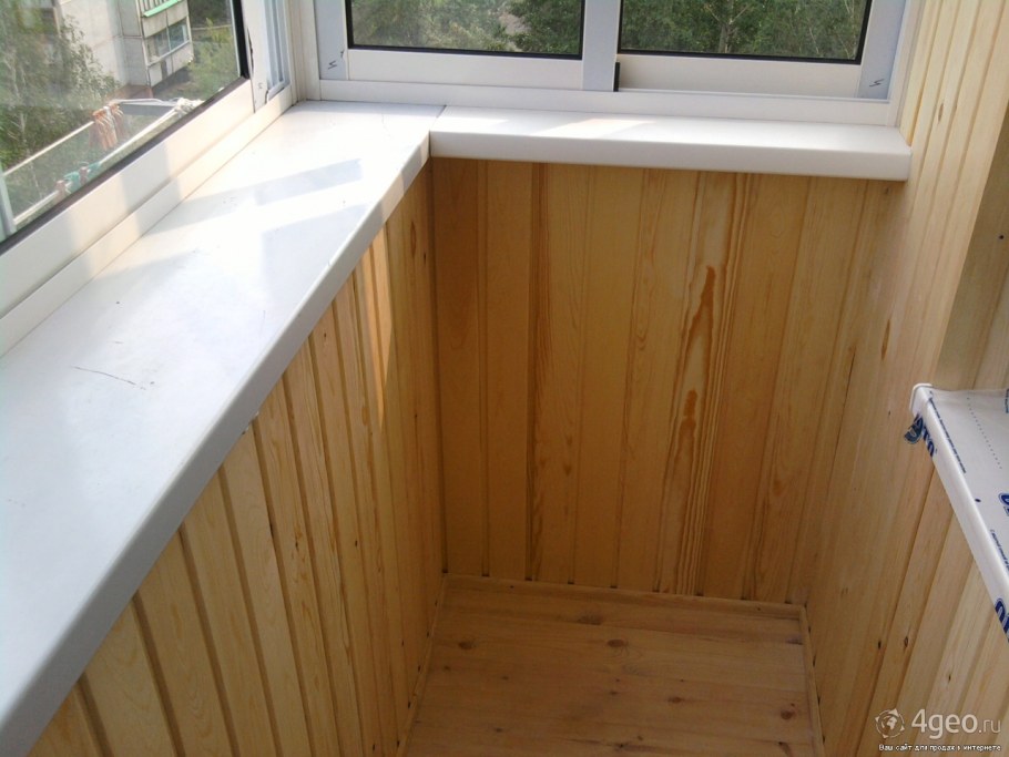 Отделка балкона сайдингом внутри своими