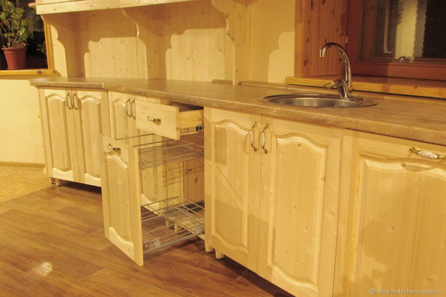 Спальня рустикальный стиль деревянная мебель