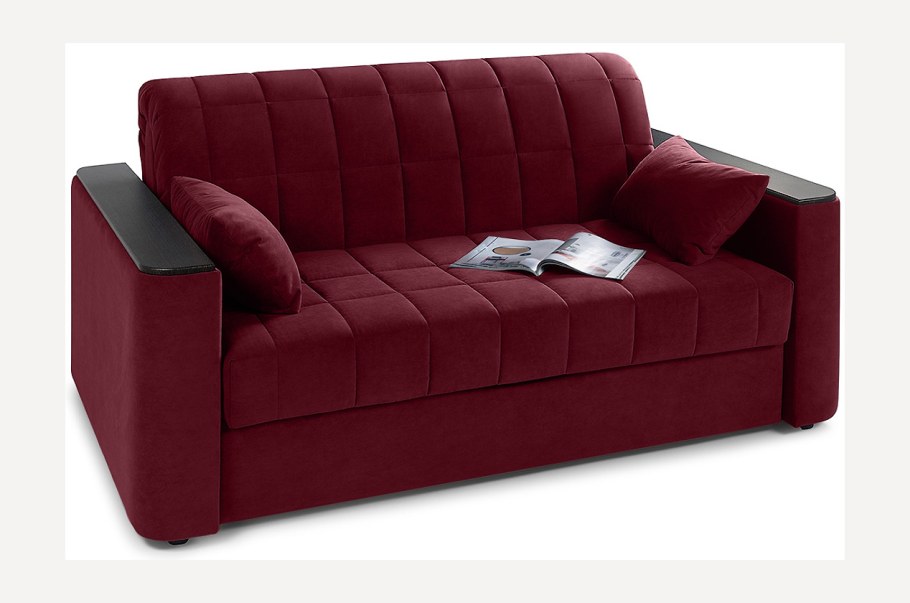 Диван с деревянными подлокотниками Мурано