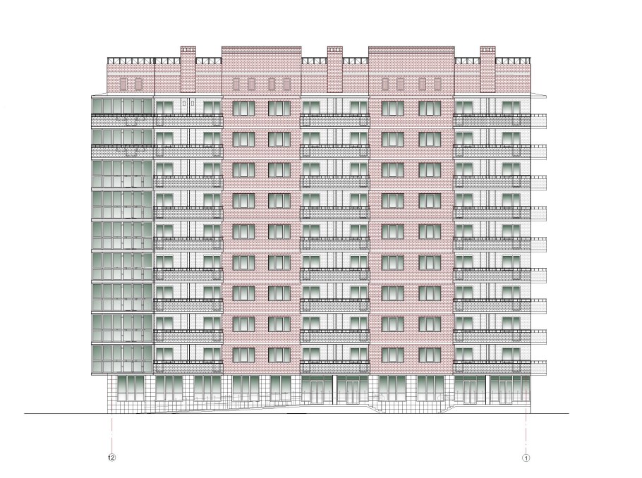 16-Ти этажный многоквартирный жилой дом Казань